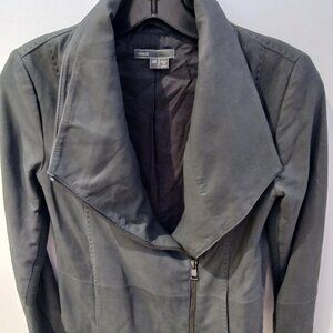 Vince Paper Goat Leather Scuba Jacket